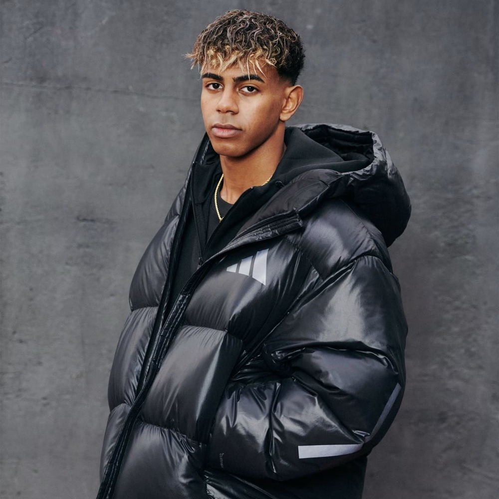 Mens Size XL Adidas Z.N.E. Climawarm Down Puffer Jacket Full Zip Black JL6905